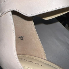 TAHARI Women's •Laura• Ash/Stone Leather high heel 8M