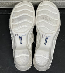 Women’s Nurse Mates Hallie Pillow Top Clog 8.5M White Leather