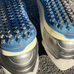 Men’s Ecco Biom Spikeless Golf Shoes 45EU -Grey/Blue- Hydromax Yak Leather