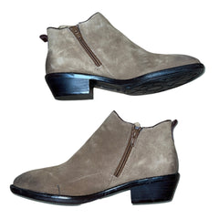 SOFFT Women's Vinton •Barley Suede Leather• Zipper Bootie 7.5M