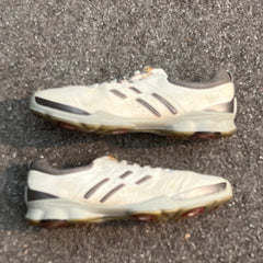 Men’s Ecco Biom Cleated Golf Shoe 45EU •White/Red• Hydromax Yak Leather
