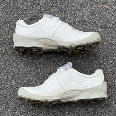 Women’s Ecco Biom spiked Golf Shoes 38EU -white/grey- Hydromax Yak Leather