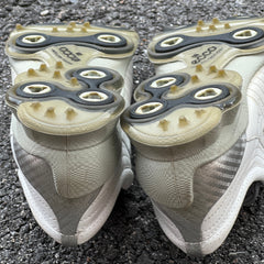 Women’s Ecco Biom spiked Golf Shoes 38EU -white/grey- Hydromax Yak Leather