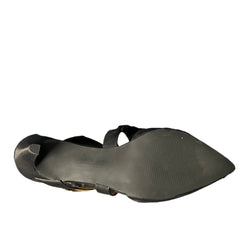 ELLEN TRACY Women's •Cael• High-Heel Sandals 8M Black Leather