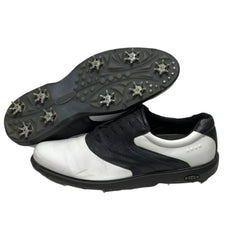 Men’s ECCO Gore-Tex Cleated Golf Ghoes 45EU White/Black Leather