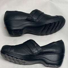 Women’s Nurse Mates Kris Pillow-top lightwiect Comfort Clog 11M Black leather