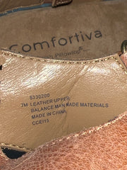 COMFORTIVA Women's •Felda• Sandal 7 Cork Leather