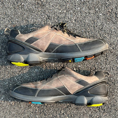 Men’s Ecco Biom Walking Sneaker 46EU •Taupe/Black • NuBuck Yak Leather