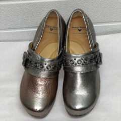Women’s Nurse Mates chelsea Pillow-top Clog 7M Anthracite Leather