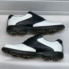 Men’s ECCO Gore-Tex Cleated Golf Ghoes 45EU White/Black Leather