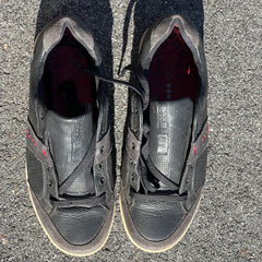 Men’s Ecco Street Premier Cleat-less Golf Shoe 43EU •Black/Red• Leather