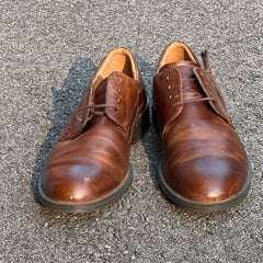 Men’s Ecco Derby Dress Oxford 44EU Brown Leather