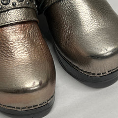 Women’s Nurse Mates chelsea Pillow-top Clog 7M Anthracite Leather