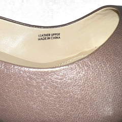 TAHARI Women's Gretta High-Heeled Almond toe Pump - Ash Leather 9M