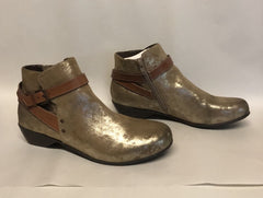 Women's Comfortiva •Ryder• Buckle Strap Bootie -Size 10M- ANTHRACITE - ShooDog.com