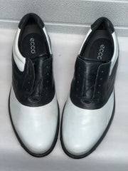 Men’s ECCO Gore-Tex Cleated Golf Ghoes 45EU White/Black Leather