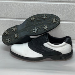 Men’s ECCO Gore-Tex Cleated Golf Ghoes 45EU White/Black Leather