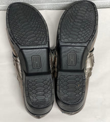 Women’s Nurse Mates chelsea Pillow-top Clog 10M Anthracite Leather
