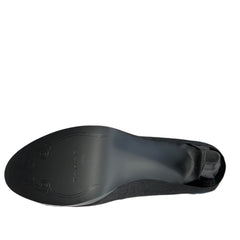 TAHARI Women's •Laurie• Black Grosgrain Platform Pumps 9M