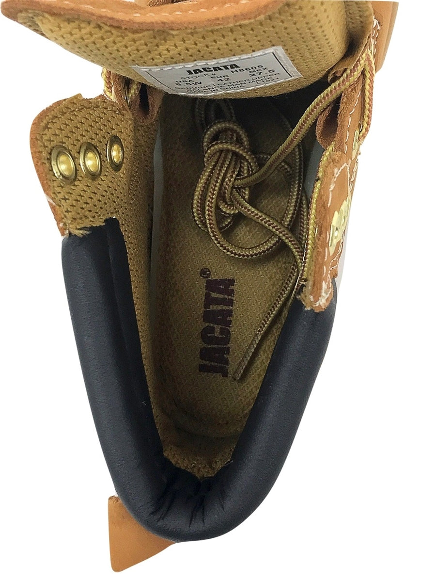 Men's JACATA 6" Classic Steel Toe Work Boot - 8605 - Tan Nubuck Leather