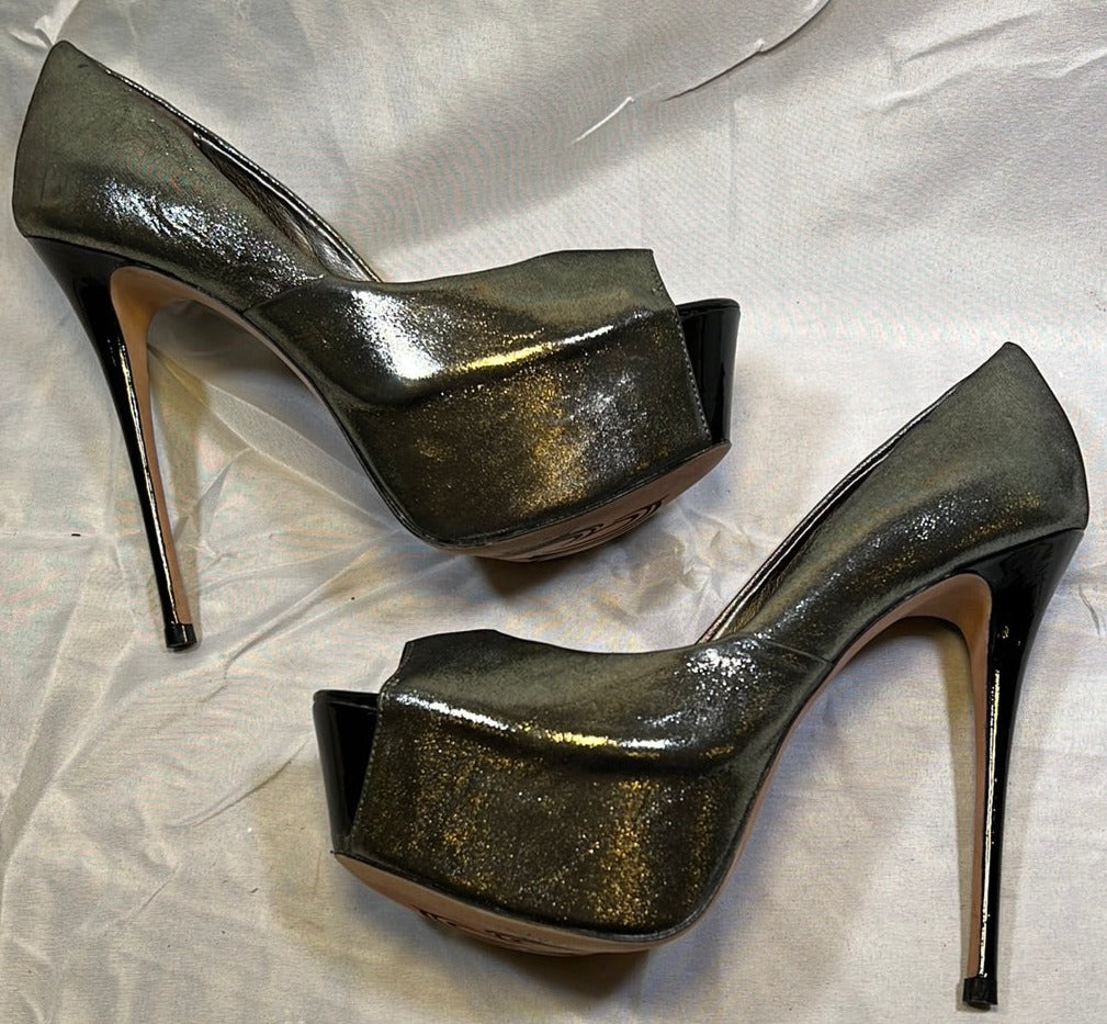 JEAN-MICHEL CAZABAT Women's • Zaza • Peep-toe Platform Pump