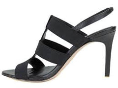 ELIE TAHARI Womens Ithaca •Black• High Heel Stretch Caged Sandals - ShooDog.com