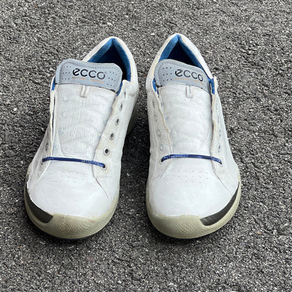 Men’s Ecco  Biom Cleat-less Golf Shoe 45EU •White• Hydromax  yak Leather