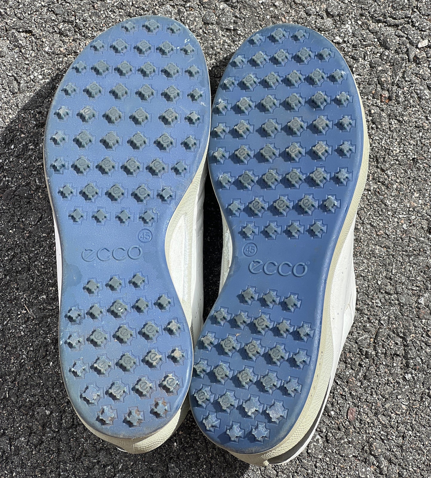 Men’s Ecco  Biom Cleat-less Golf Shoe 45EU •White• Hydromax  yak Leather