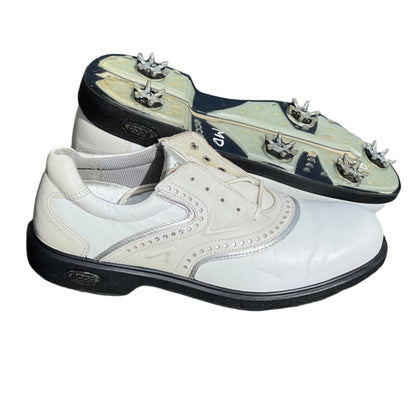 Womens ECCO Golf shoes 39EU White/Silver Hydromax Leather