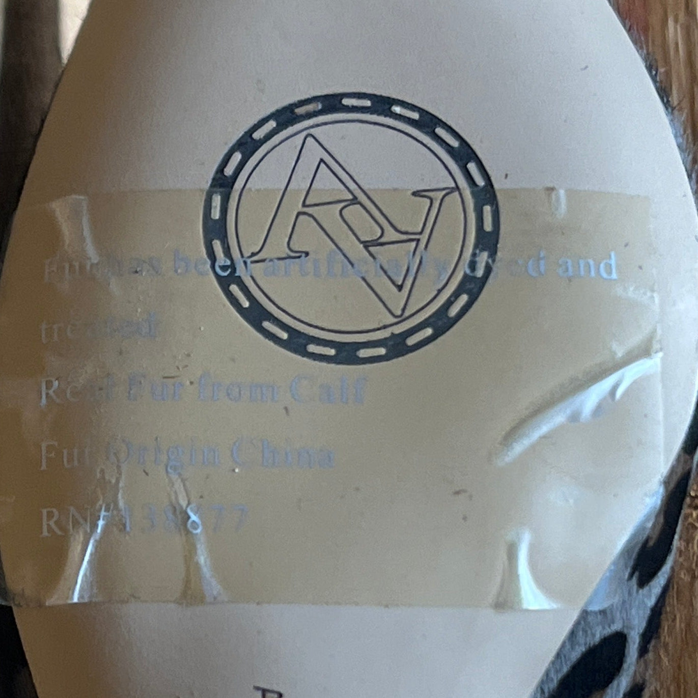 ADRIENNE VITTADINI Women's  •Nyla• 6M Ankle Bootie Flint-grey/Black  Pony Fur-Leather