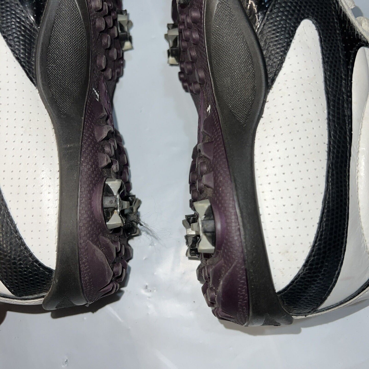 Women’s Ecco Hydromax  Leather Spiked Golf Shoe 38EU White/Black