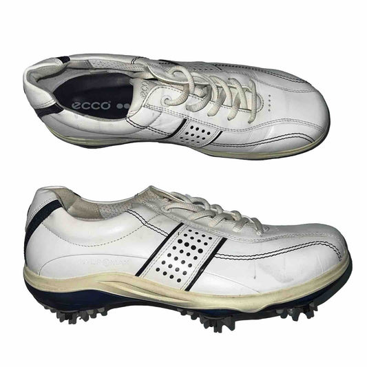 Women’s Ecco Hydromax  Leather Spiked Golf Shoe 42EU White/Marine
