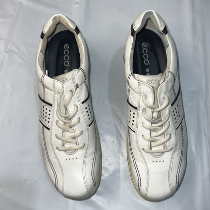 Women’s Ecco Hydromax  Leather Spiked Golf Shoe 42EU White/Marine