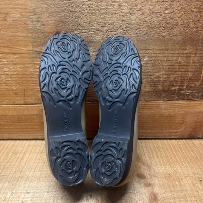 Taryn Rose  • Jennifer • Slip-on Embellished Vamp 6M Tan Leather