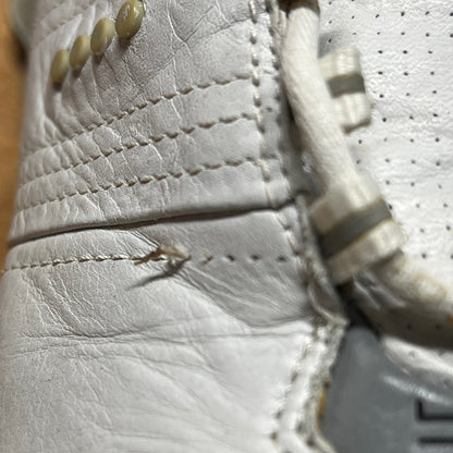 Men’s Ecco Biom Cleated Golf Shoe  42EU •White/Grey• Hydromax Yak Leather