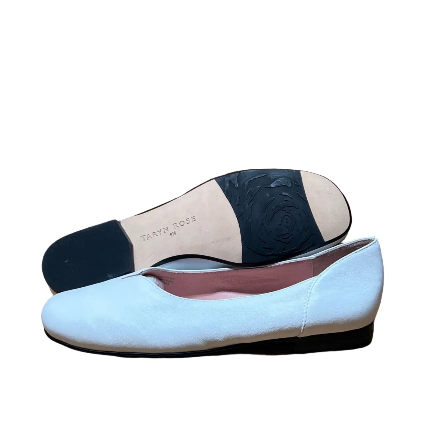 Taryn Rose • Bradley •Slip on  Flat 6M White Leather