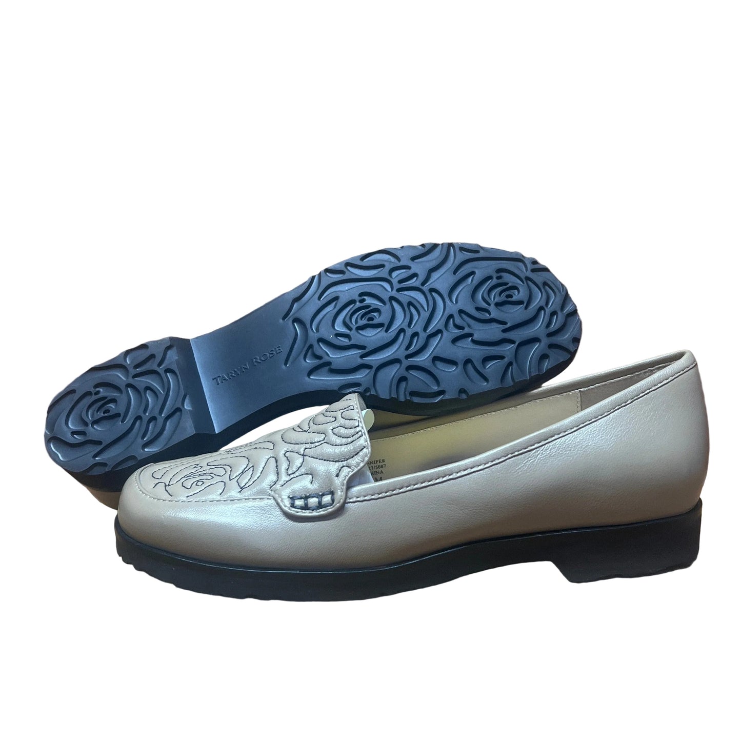 Taryn Rose  • Jennifer • Slip-on Embellished Vamp 6M Tan Leather