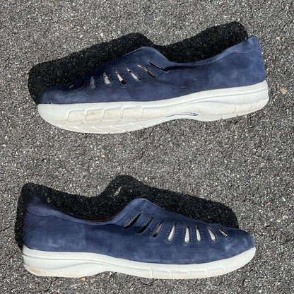 Comfortiva by SoftSpots Women’s •Tinsley•  Comfort Slip on 8.5W Blue Suede