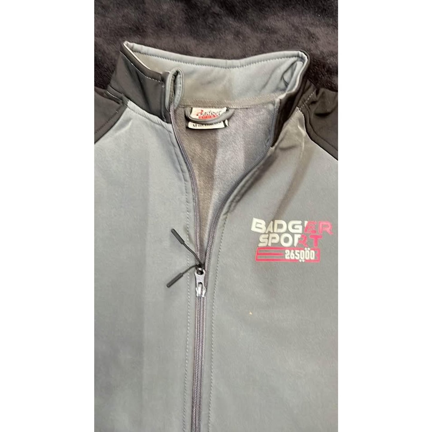 Youth size medium soft shell sport jacket by badger sports