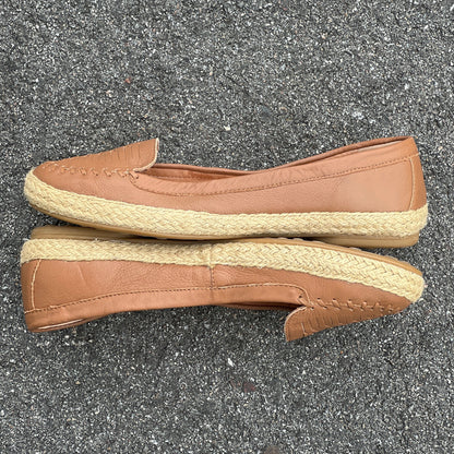 Woman’s  Sofft Malila Jute Wrapped Slip-on Moc 9.5M Tan Leather