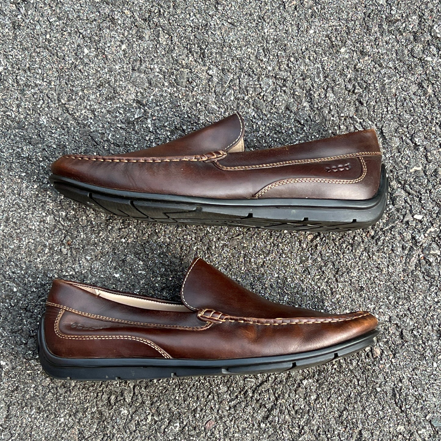 Men’s Ecco Classic Driving  Moc 44EU Brown Leather