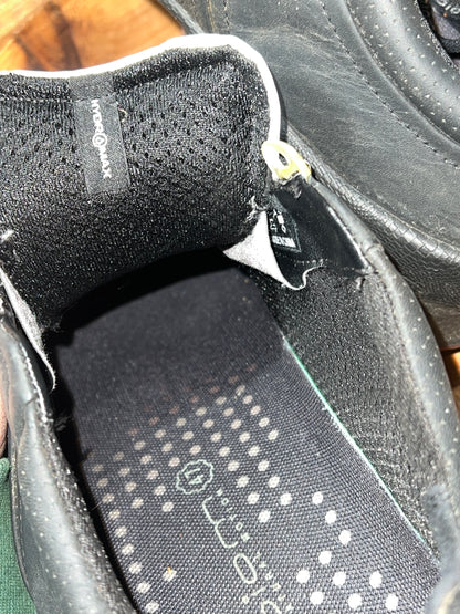 Men’s Ecco Biom Cleated Golf Shoe  47EU • black/red • Hydromax Yak Leather