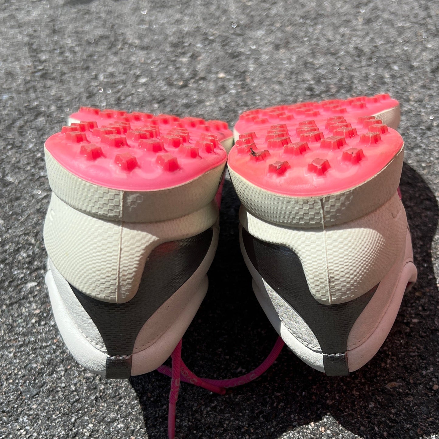 Women’s Ecco  Biom Spikeless Golf Shoes 39EU -White/Pink- Hydromax Yak Leather