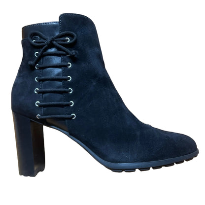 ADRIENNE VITTADINI Women's  •Trend• Black Suede Leather Ankle Bootie 6M