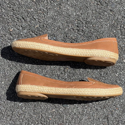 Woman’s Sofft Malila Jute Wrapped Slip-on Moc 11 M Tan Leather