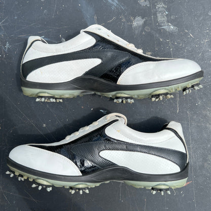Womens ECCO Golf shoes 39EU White/Black Hydromax Leather