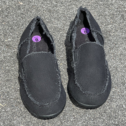 (Aerosoles SureGrip Women's •You Betcha• Non-Slip Flats 8M Black Canvas