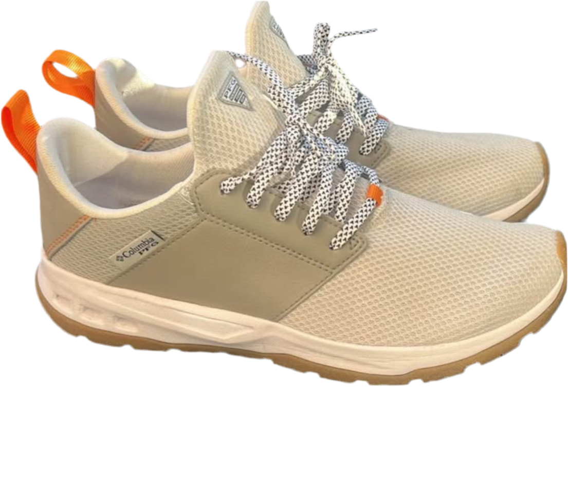 Men's Columbia  PFG Tamiami™ Fishing Shoes 9M - SLATE GREY/LIGHT ORANGE
