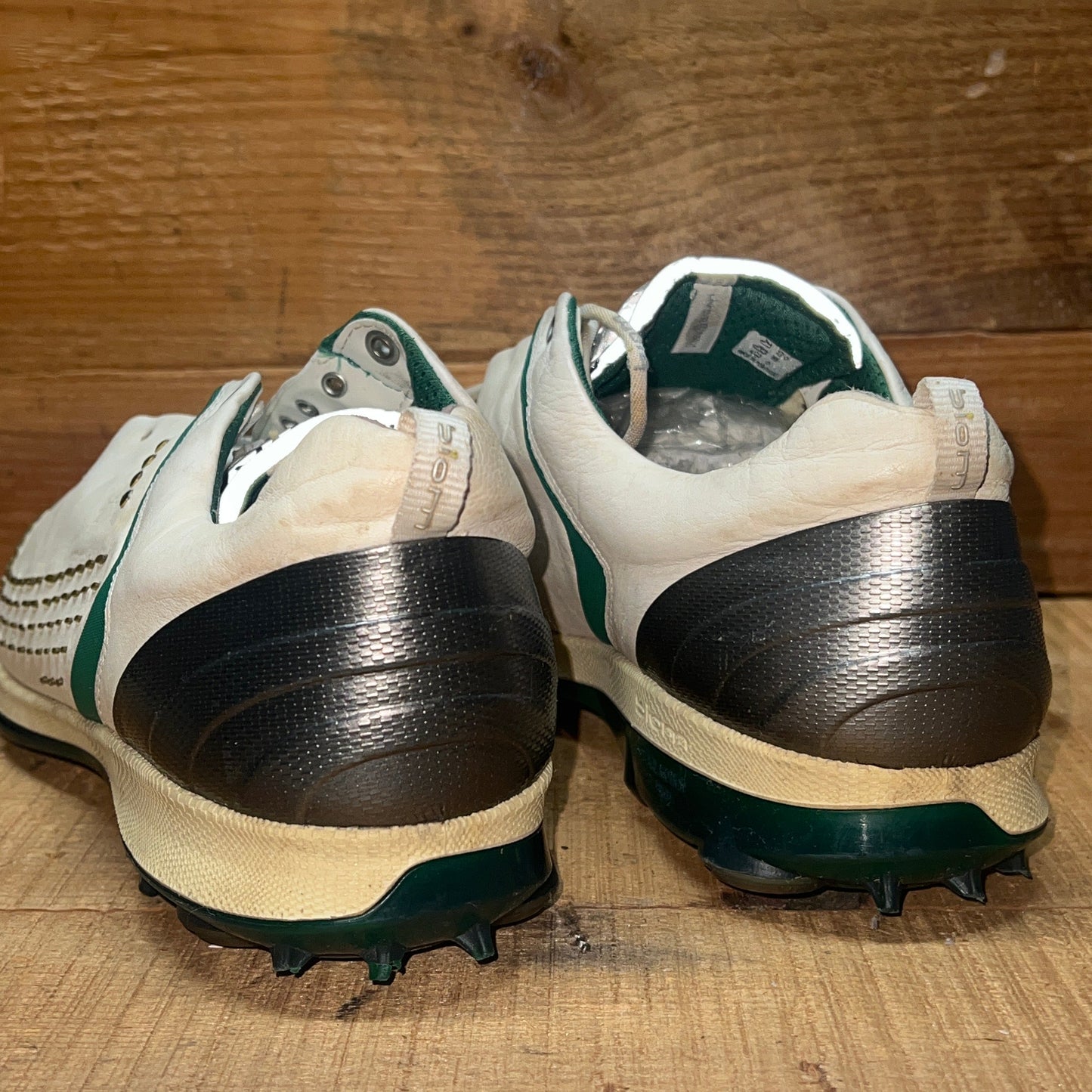 Men’s Ecco Biom Cleated Golf Shoe  44EU •White• Hydromax Yak Leather