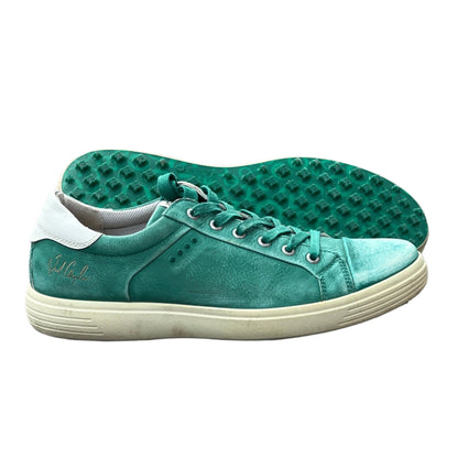 Men’s Ecco •Fred Couples Masters• Street Premier Cleat-less Golf Shoe 44EU • Green Hydromax Leather
